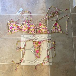 🤍limited time Frankie’s bikinis three piece bundle🤍